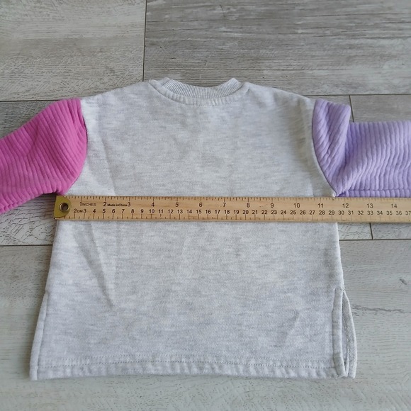 Disney Mickey Mouse & Friends Kids Sweatshirt Pullover Lavender Pink 12M - Picture 5 of 9